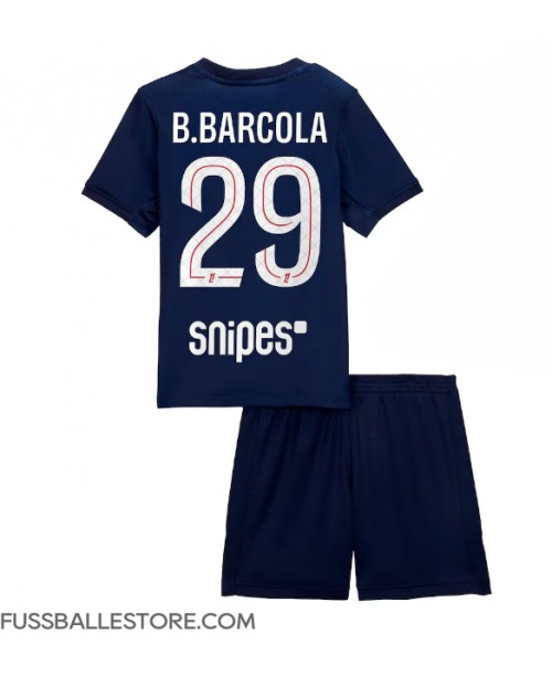 Günstige Paris Saint-Germain Bradley Barcola #29 Heimtrikotsatz Kinder 2025-26 Kurzarm (+ Kurze Hosen) Günstige Paris Saint-Germain Bradley Barcola #29 Heimtrikotsatz Kinder 2025-26 Kurzarm (+ Kurze Hosen)